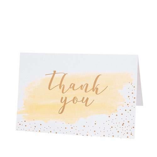 Thank You Card Watercolor Card  Beautiful Card Customized Wholesale